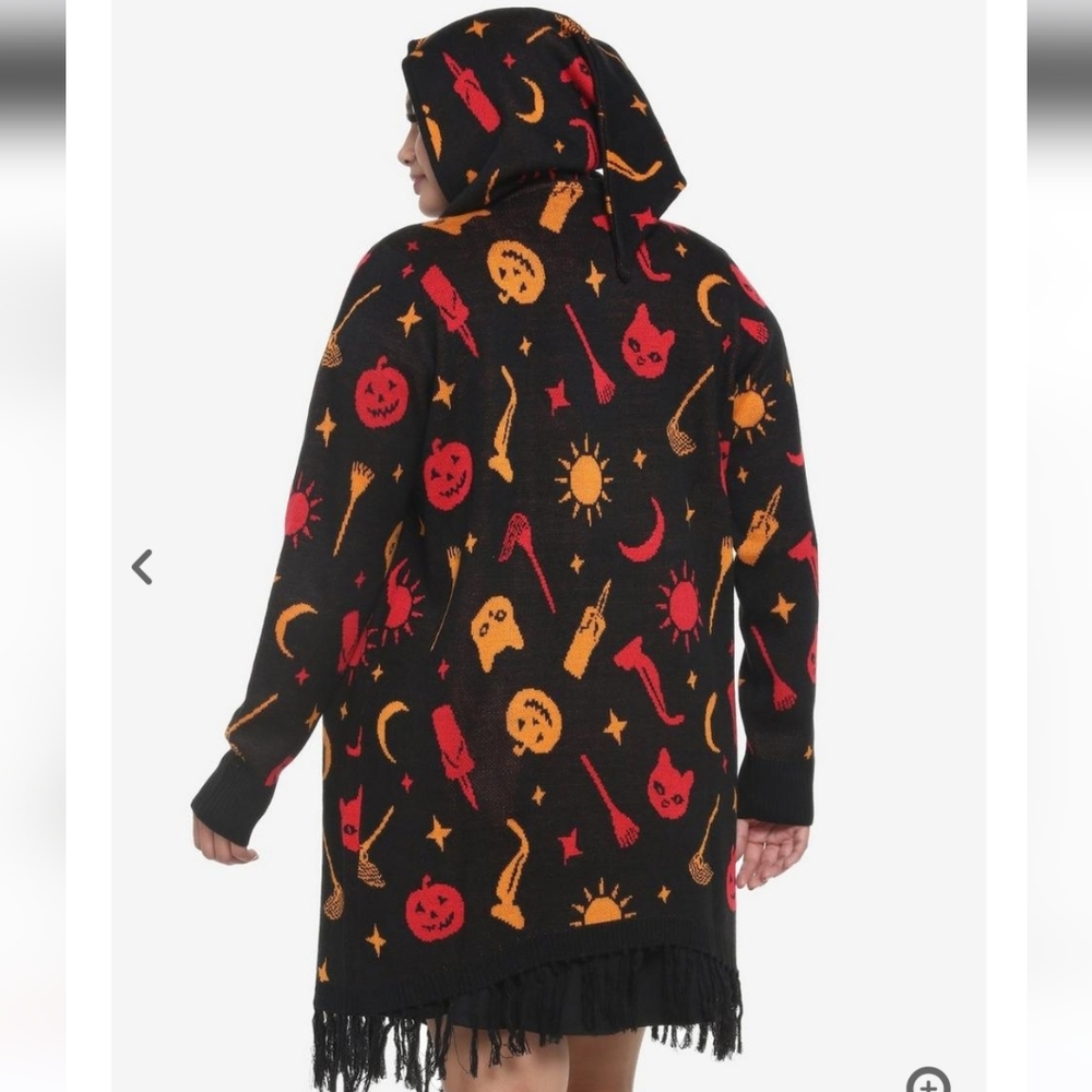 HER UNIVERSE Torrid DISNEY HOCUS POCUS DANI FRINGE CARDIGAN - Picture 2 of 7